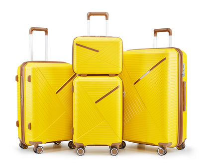 NIGSQJB 4 Piece Luggage Sets (14/20/24/28 in)