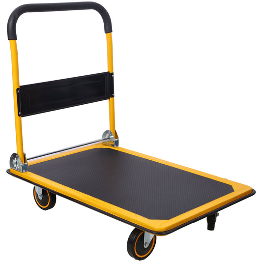 NIGSQJB 330lbs Foldable Platform Truck Push Dolly