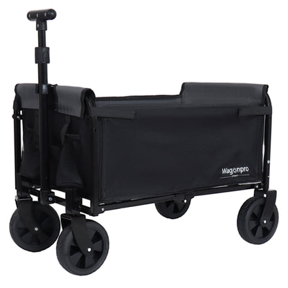 NIGSQJB Expandable Dual-Layer Utility Wagon with 100% Extra Space