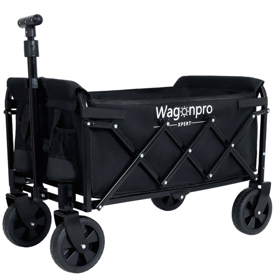 NIGSQJB Expandable Dual-Layer Utility Wagon with 100% Extra Space