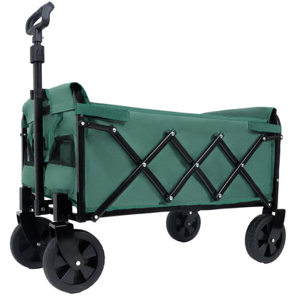 NIGSQJB Expandable Dual-Layer Utility Wagon with 100% Extra Space
