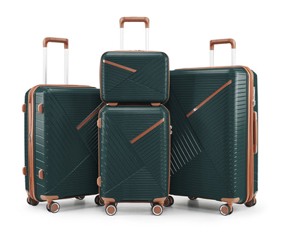 NIGSQJB 4 Piece Luggage Sets (14/20/24/28 in)
