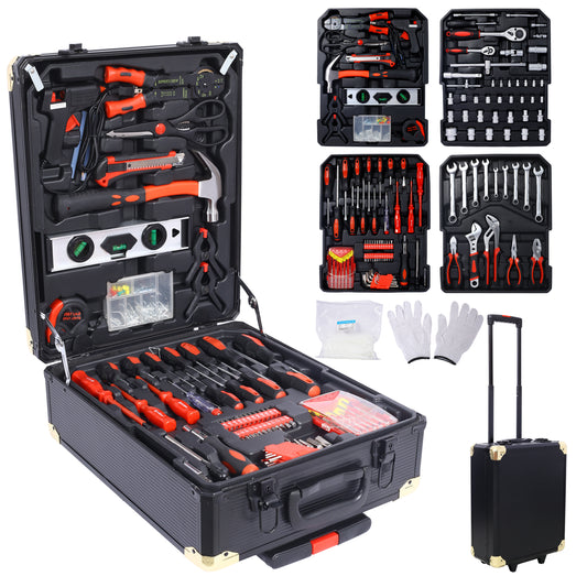 NIGSQJB 969pcs Tool Sets with Rolling Tool Box