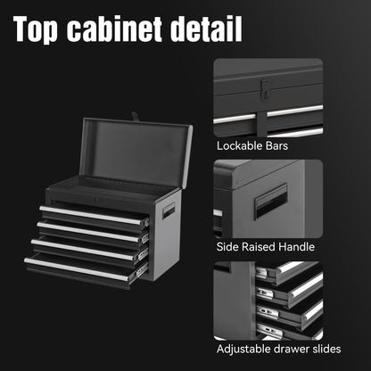 NIGSQJB 2-In-1 Rolling Tool Chest with 5-Drawers