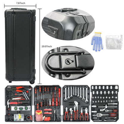 NIGSQJB 899 Piece Tool Sets with Rolling Tool Box Suitcase
