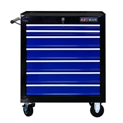 NIGSQJB 29.9"H Rolling Tool Box Cart  with 7 Drawers