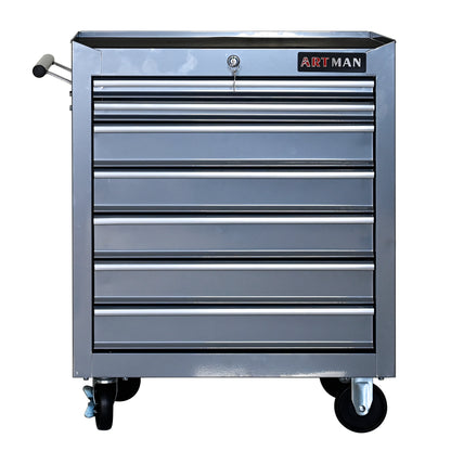 NIGSQJB 29.9"H Rolling Tool Box Cart  with 7 Drawers