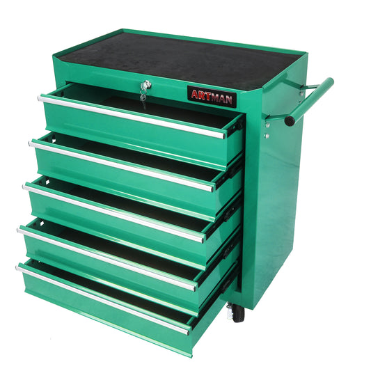 NIGSQJB 29.9"H Rolling Tool Chest Box with 5 Large Drawers