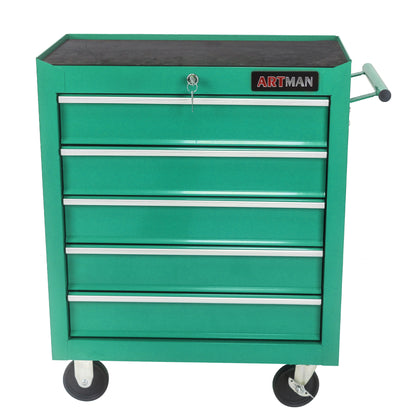 NIGSQJB 29.9"H Rolling Tool Chest Box with 5 Large Drawers