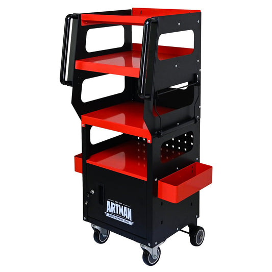 NIGSQJB 4-Tier Multifunctional Tool Chest Cart on Wheels