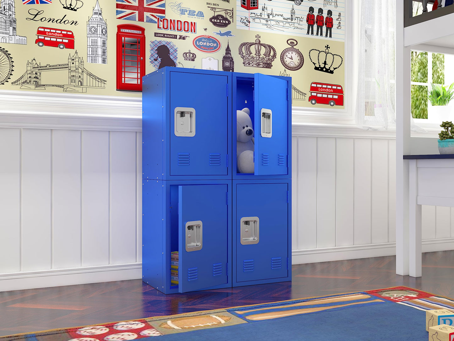NIGSQJB 24"H Metal Lockable Storage Cabinet