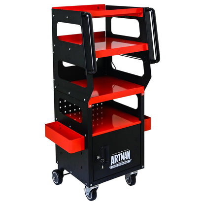 NIGSQJB 4-Tier Multifunctional Tool Chest Cart on Wheels